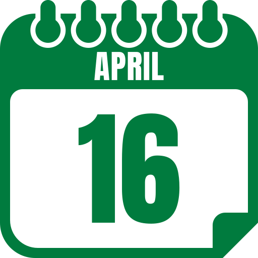 Icono Calendario 16 de abril