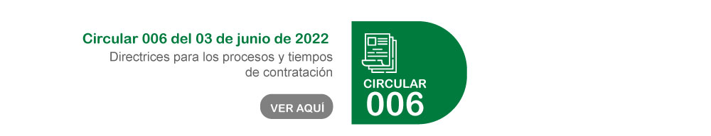 Circular 006 de 2022