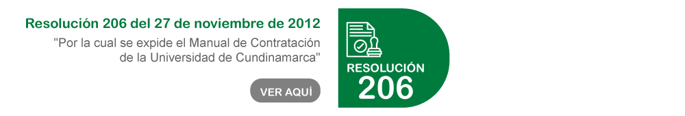 Resolución 206 del 27 de noviembre de 2012