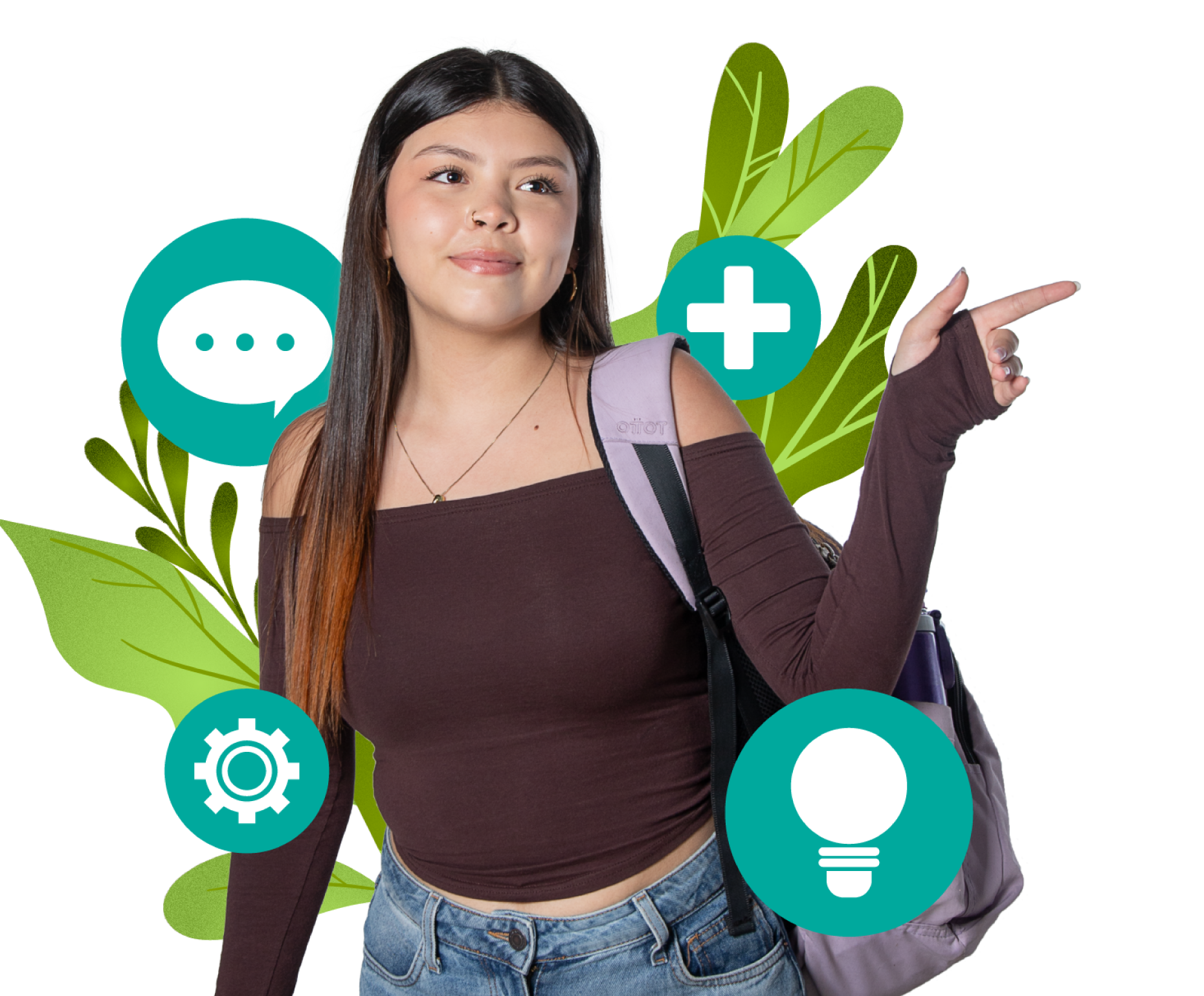 Foto de estudiante sonriendo