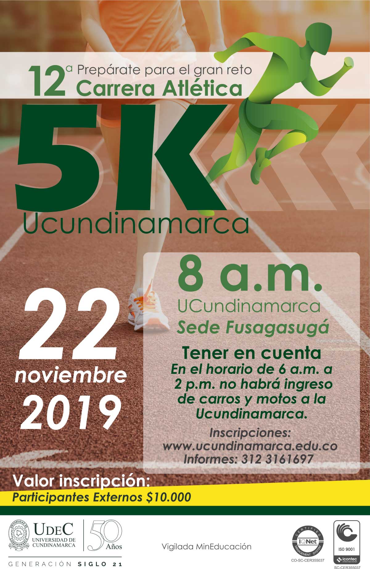 12a. Carrera Atlética UCundinamarca 5K