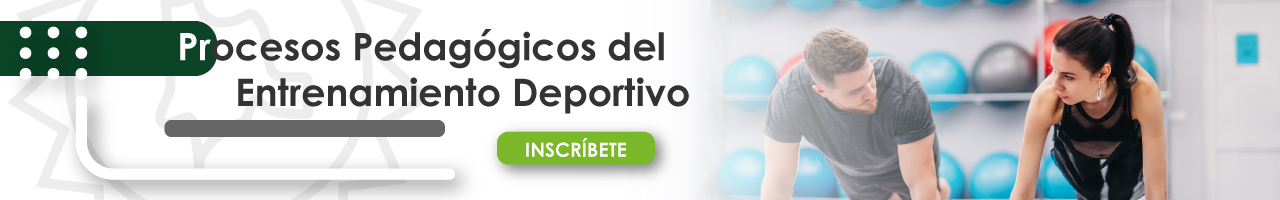 Banner programa procesos pedagogicos del entrenamiento deportivo