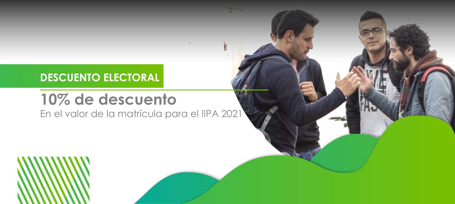 10% de descuento en el valor de la matrícula para el IIPA 2021