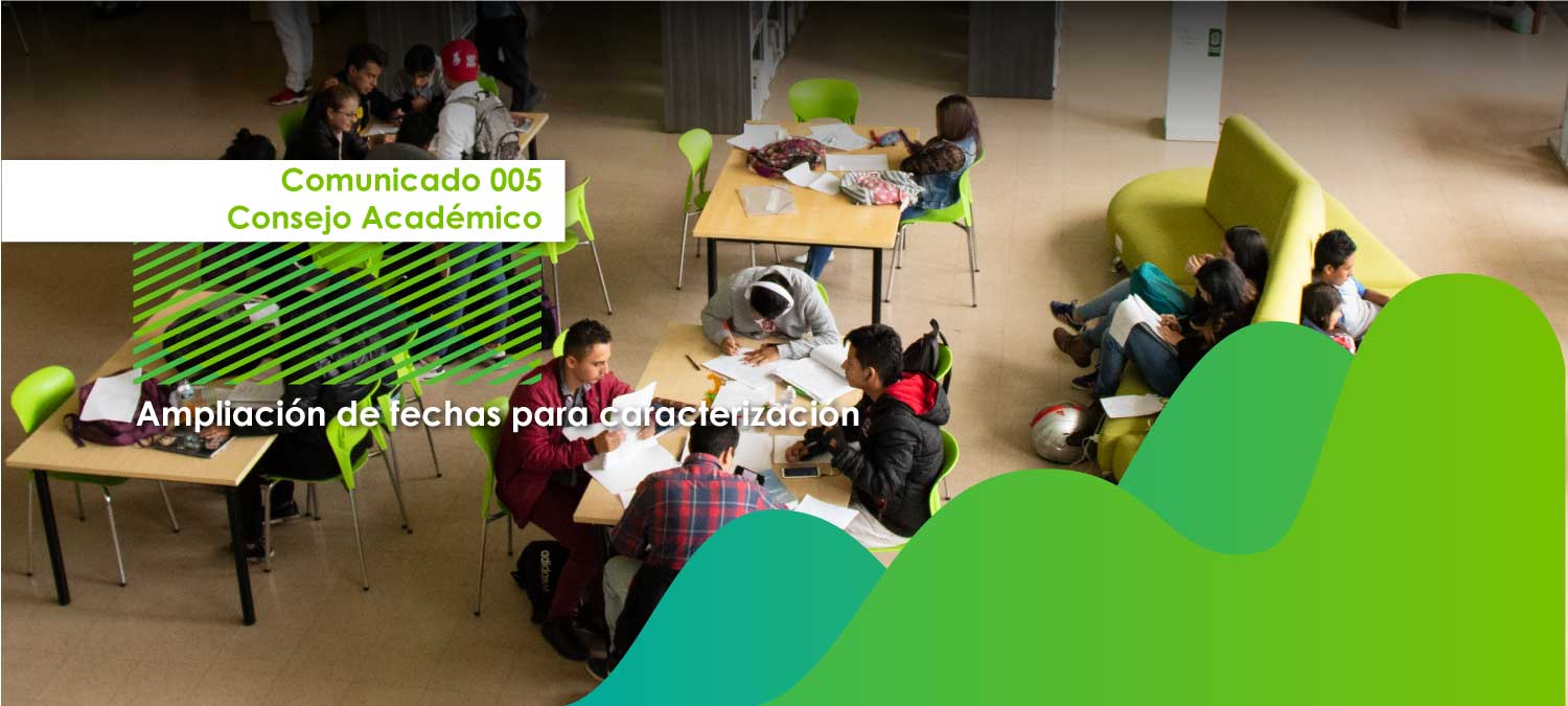 Ampliación de fechas para caracterización