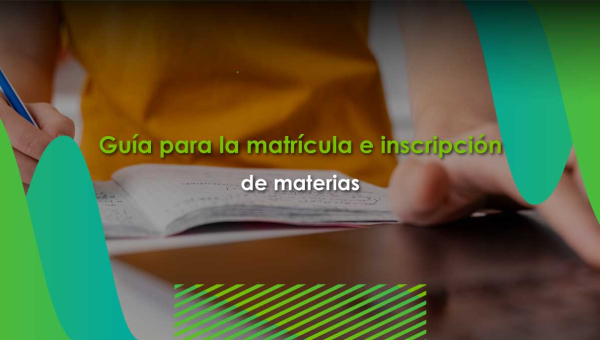 Guía para matrícula e inscripción de núcleos temáticos