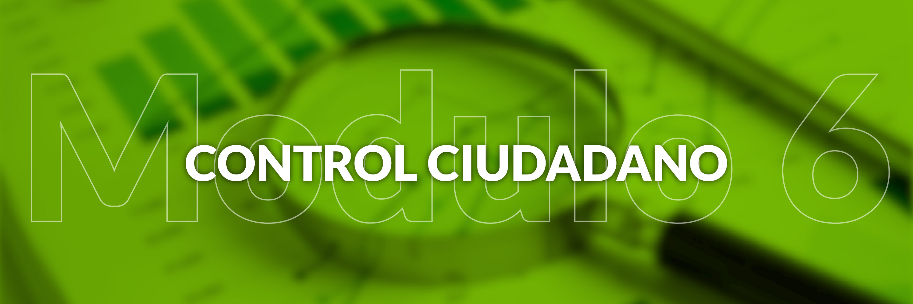 Modulo 6: Control Ciudadano