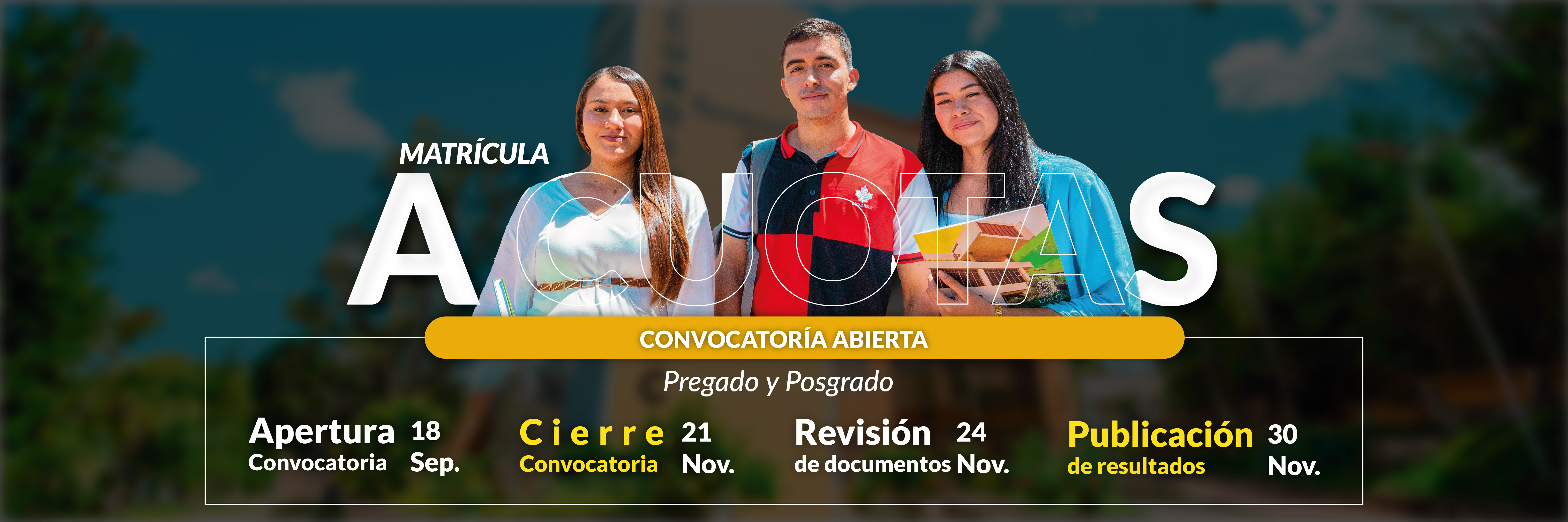 matricula a cuotas