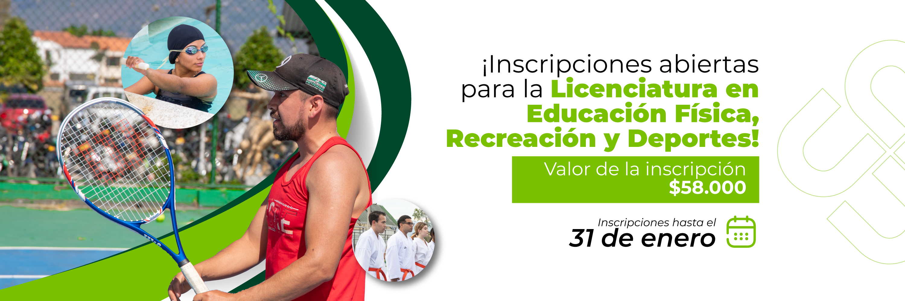 inscripciones abiertas para la licenciatura de educación física, recreación y deportes