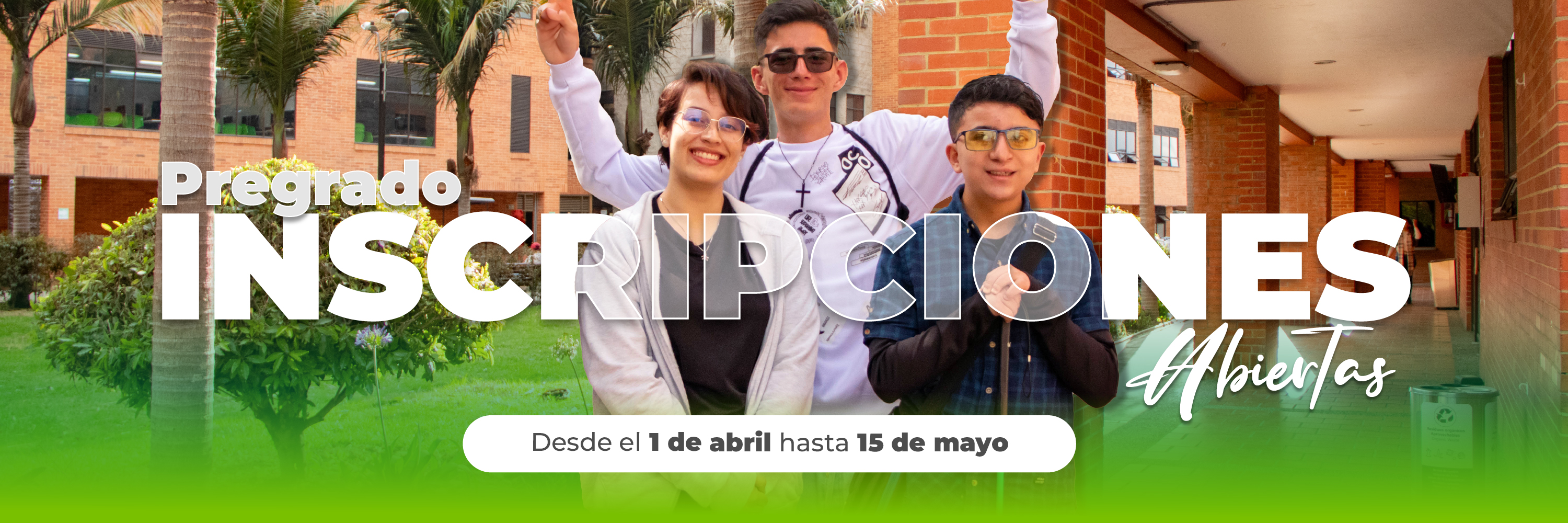 Incripciones abiertas pregrado
