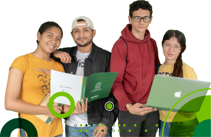 Estudiantes sonriendo