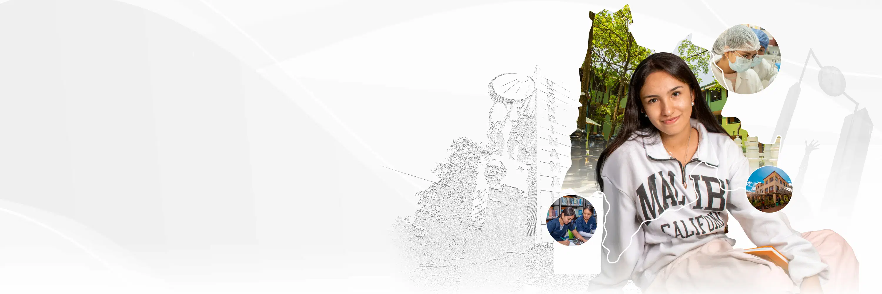 fotografía de estudiantes sonriendo