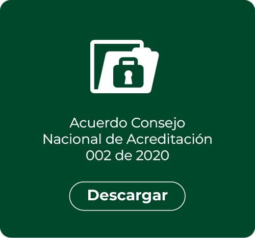 Acuerdo consejo Nacional de Acreditacion