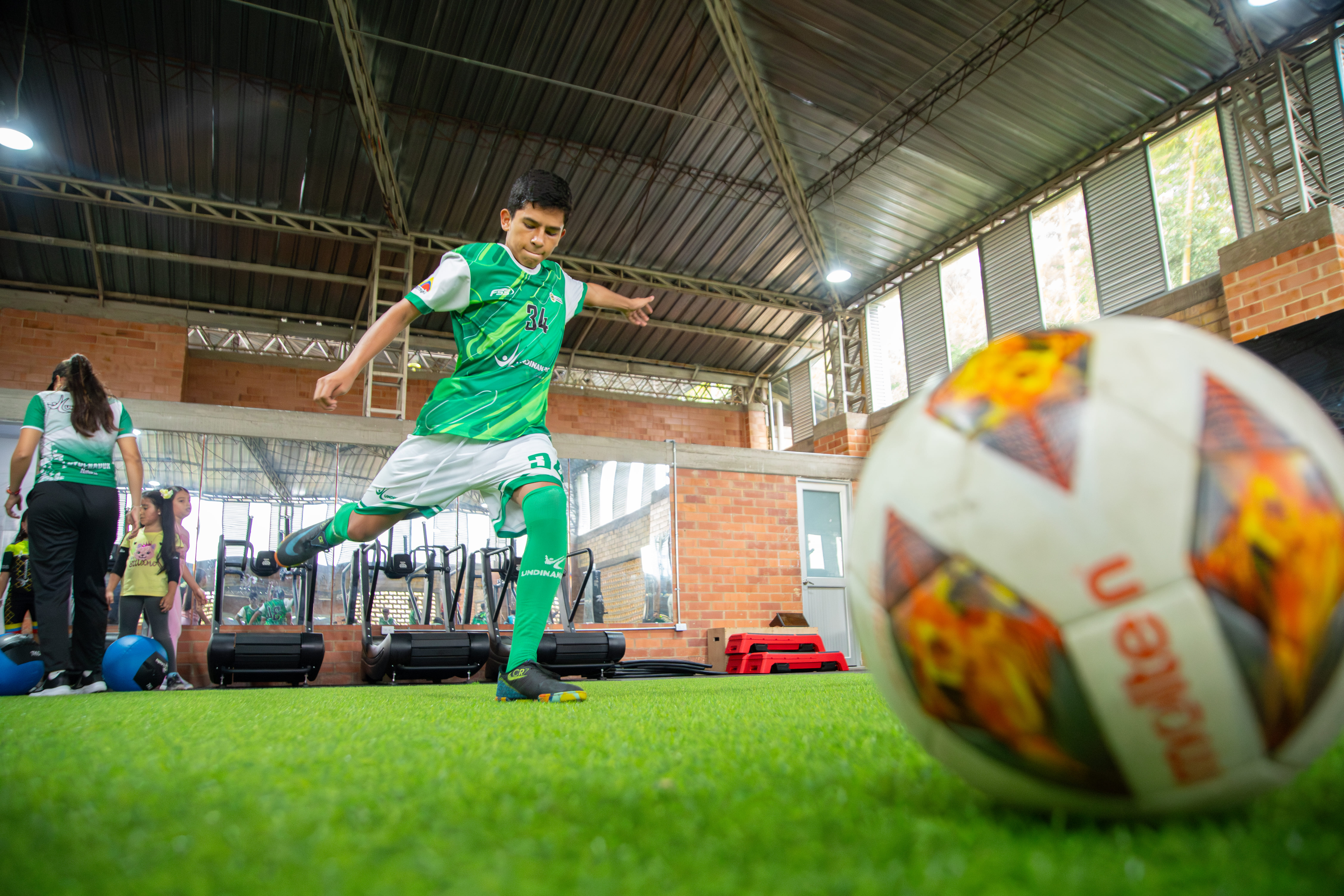entrenamiento de futbol