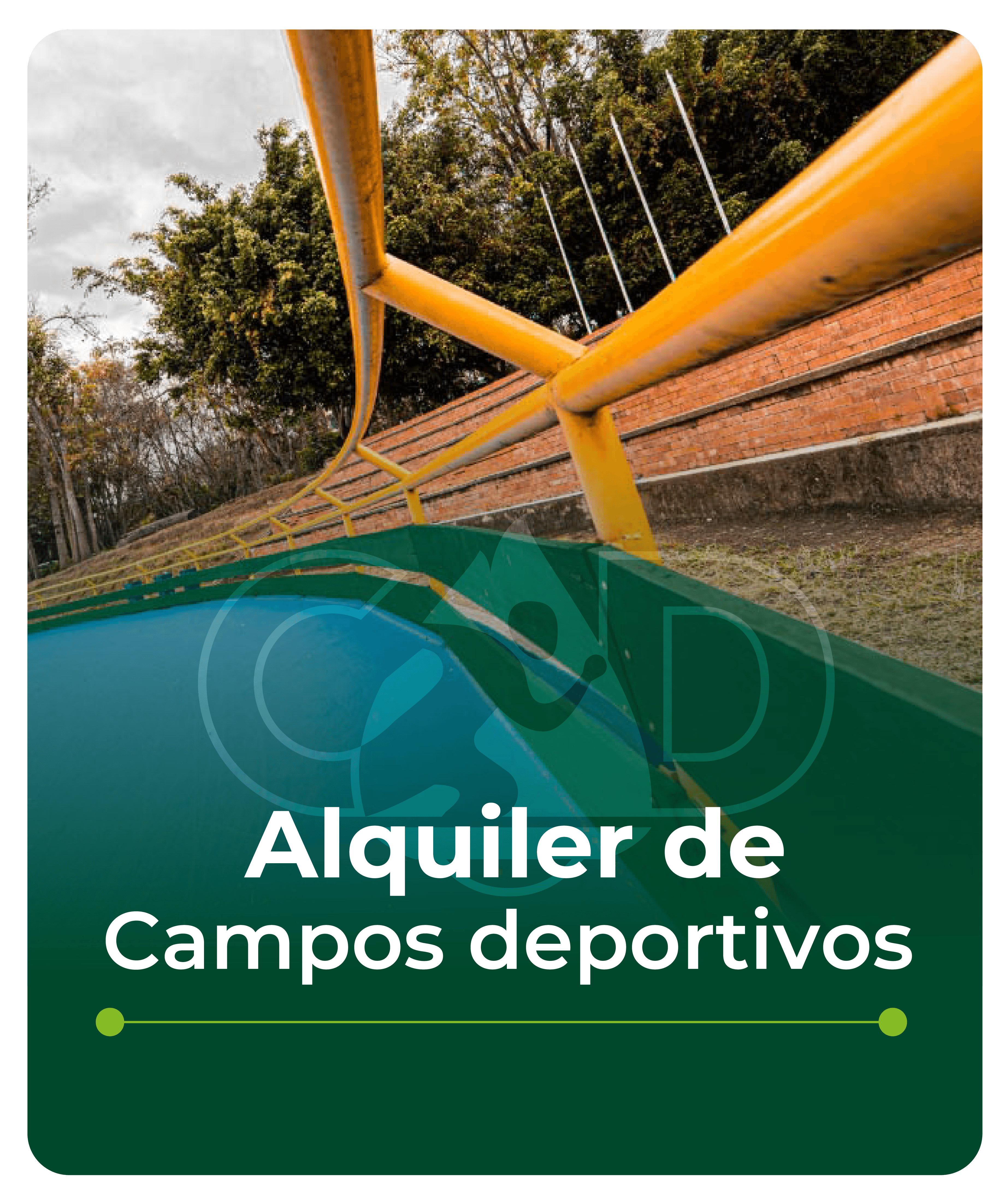 Alquiler de campos deportivos