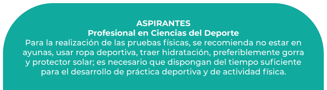 Aspirante Ciencias del Deporte