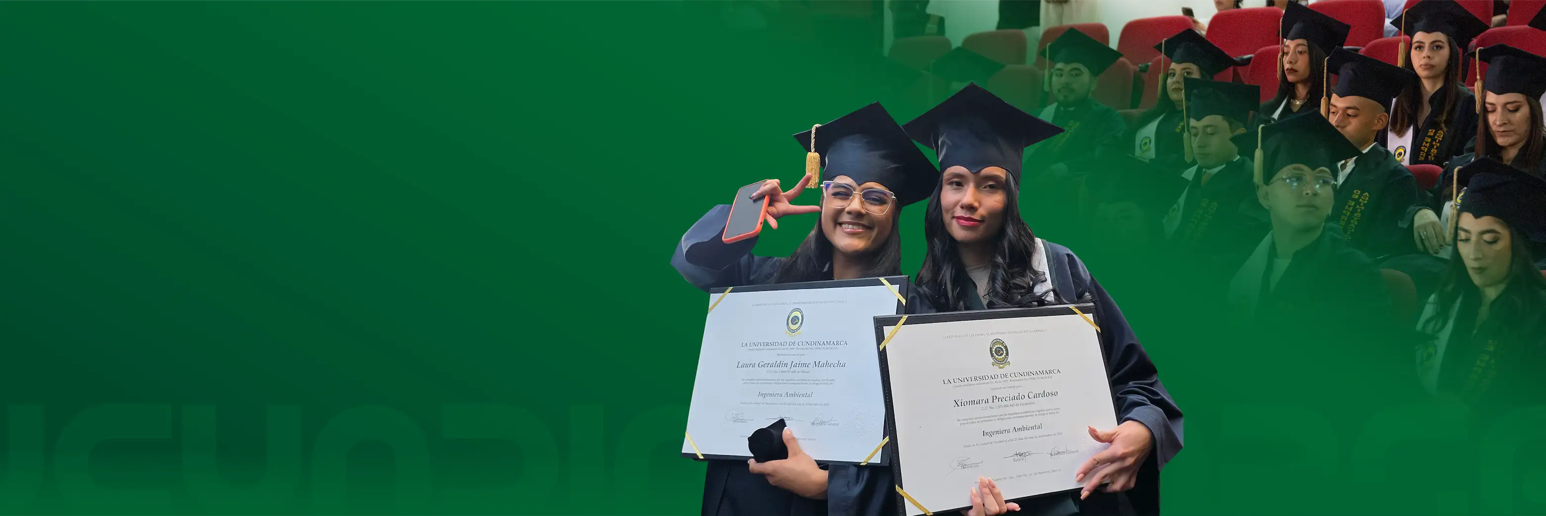 Graduado con diploma en la Universidad de Cundinamarca