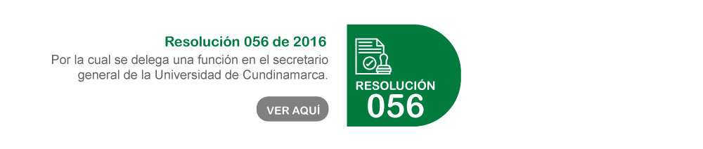 Resolución 056 de 2016