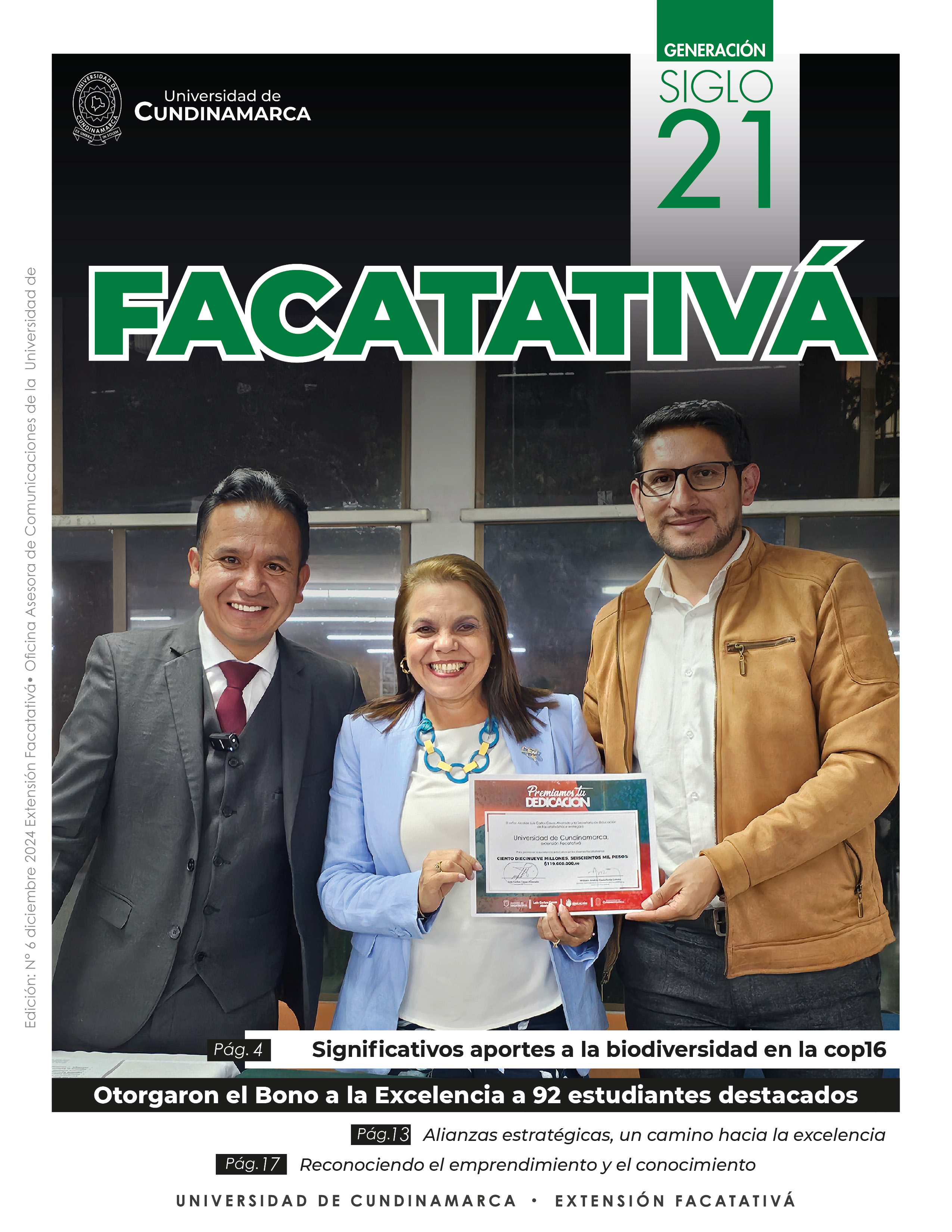revista generación siglo 21 facatativá diciembre