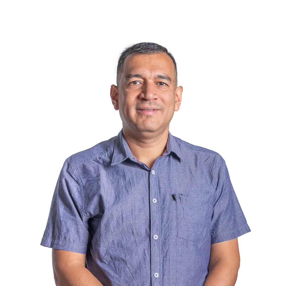 Retrato del Representante principal de los profesores ante el Consejo Académico César Augusto Casas Díaz