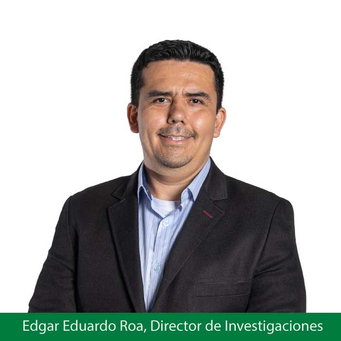 Fotografía Edgar Eduardo Roa, Director de Investigaciones