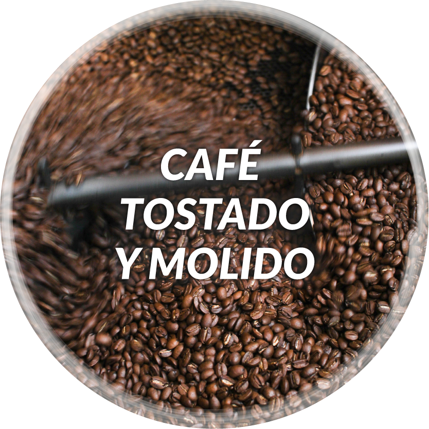 café tostado y molido
