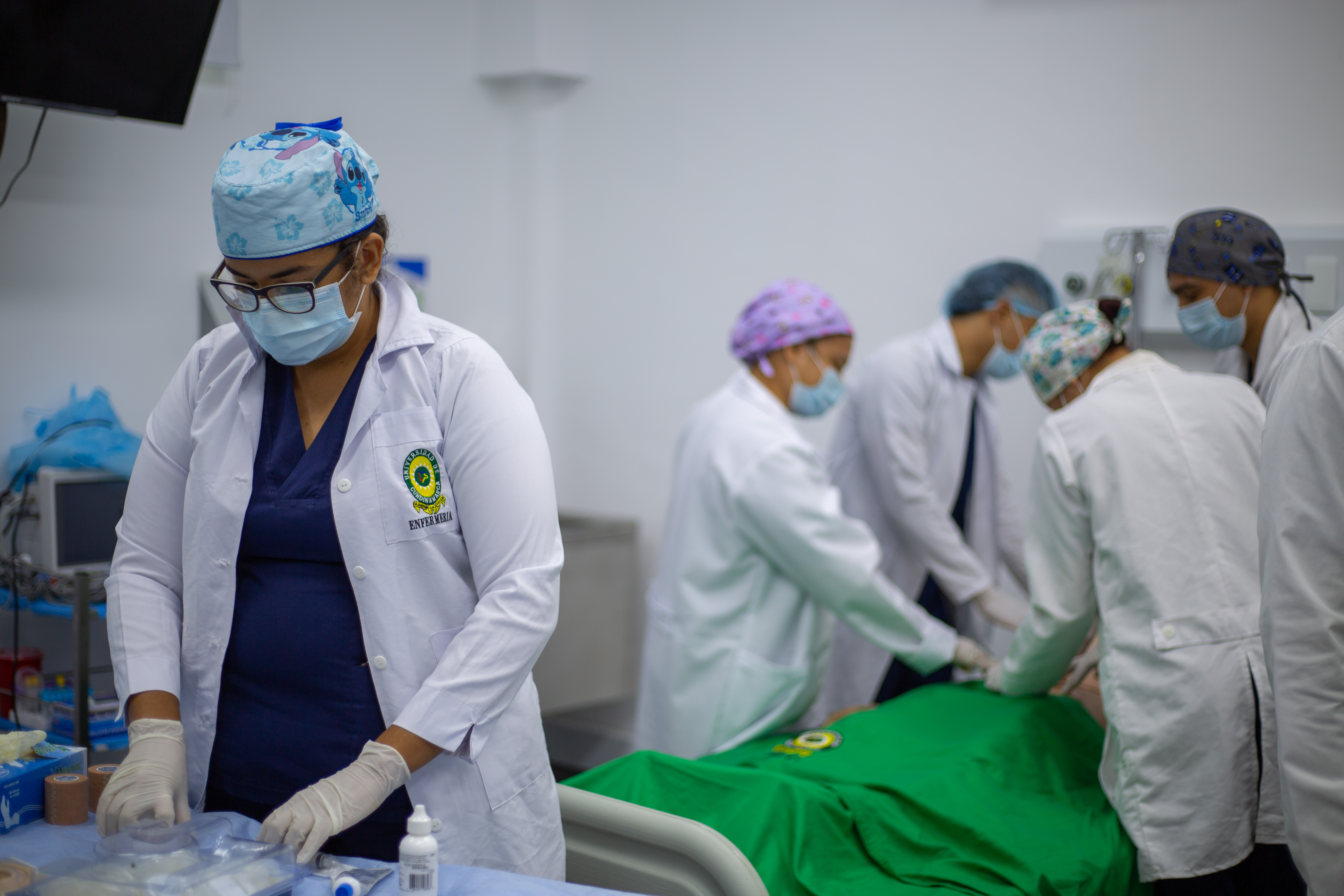 Estudiantes de enfermería en practicas 