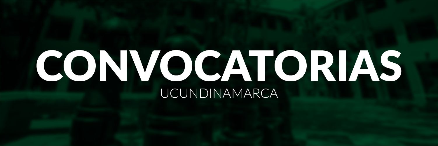 convocatorias ucundinamarca