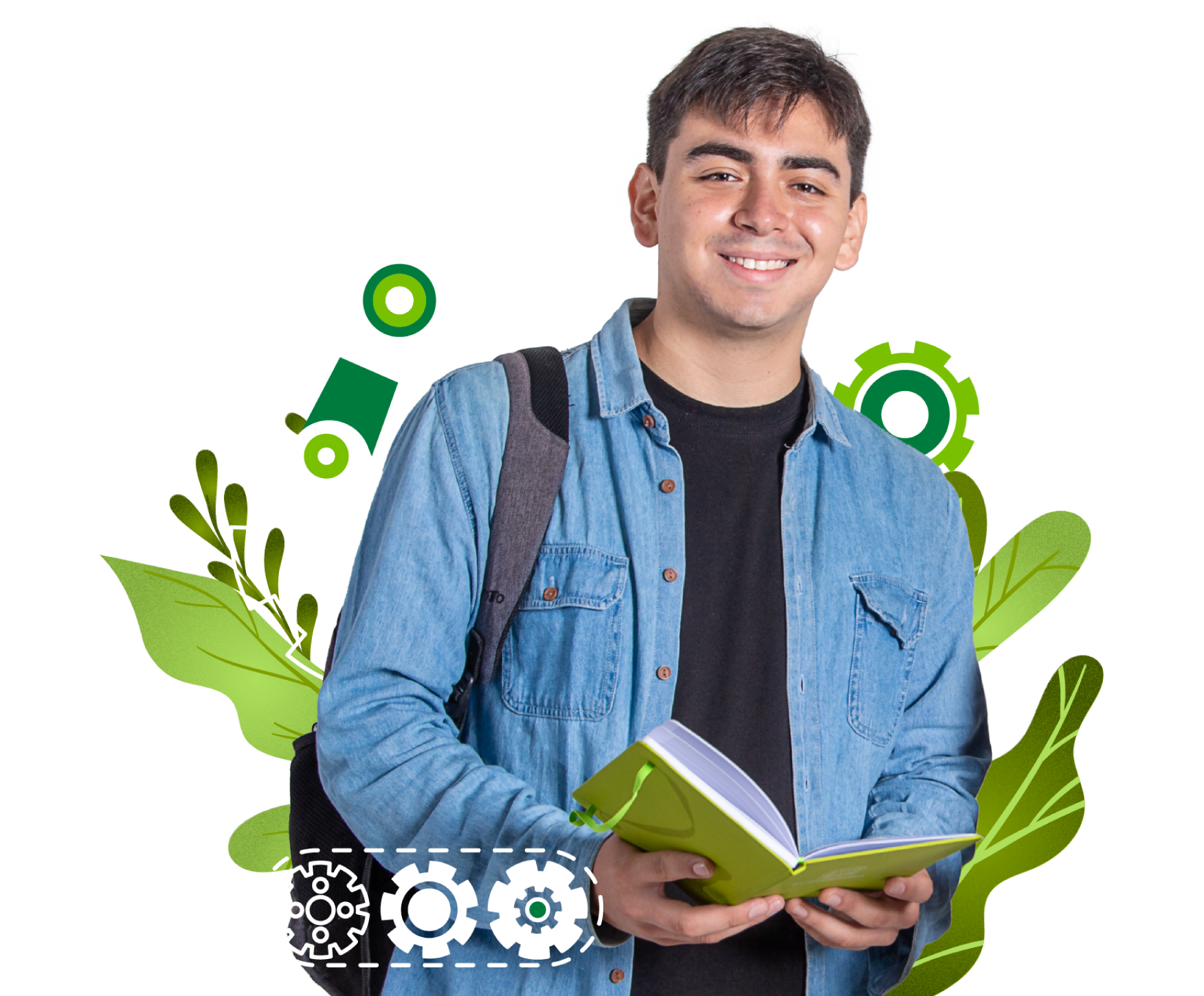 Foto de estudiante sonriendo
