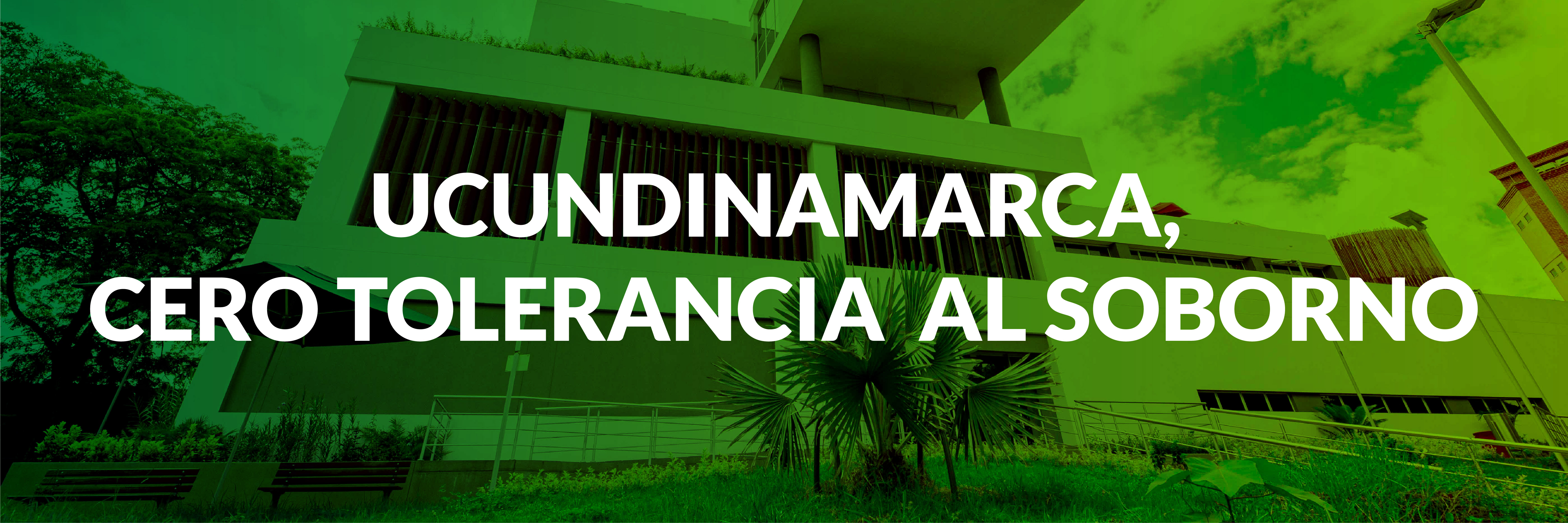 ucundinamarca cero tolerancia al soborno