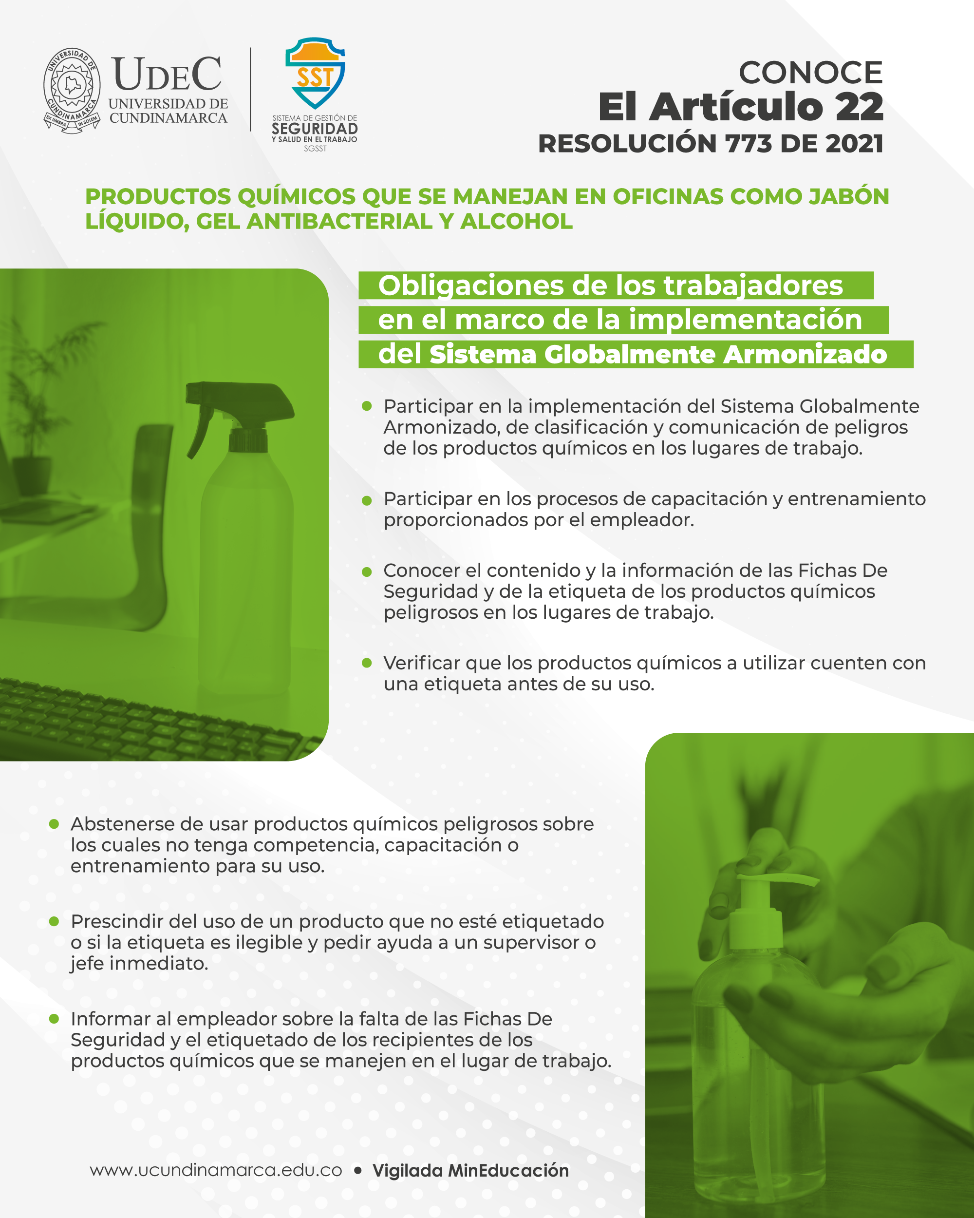 Conoce el articulo 22 Resolución 773 de 2021