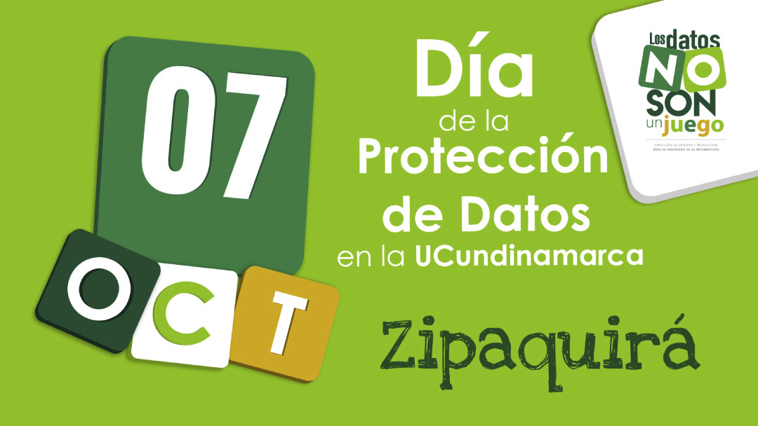 Promoción del día de la protección de datos.
