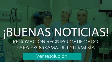 Renovación de registro calificado programa de Enfermería