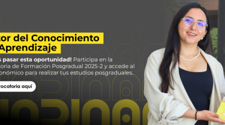 Convocatoria para formación posgradual 2025-2