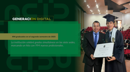 994 graduados en el segundo semestre de 2025
