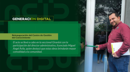 Reinauguración del Centro de Gestión del Conocimiento