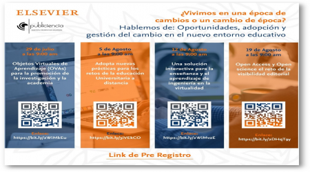 Webinars Elsevier & Publiciencias Webinars Elsevier & Publiciencias