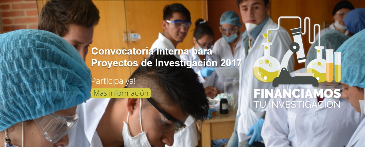 Convocatoria Interna para Financiar Proyectos de Investigación 2017