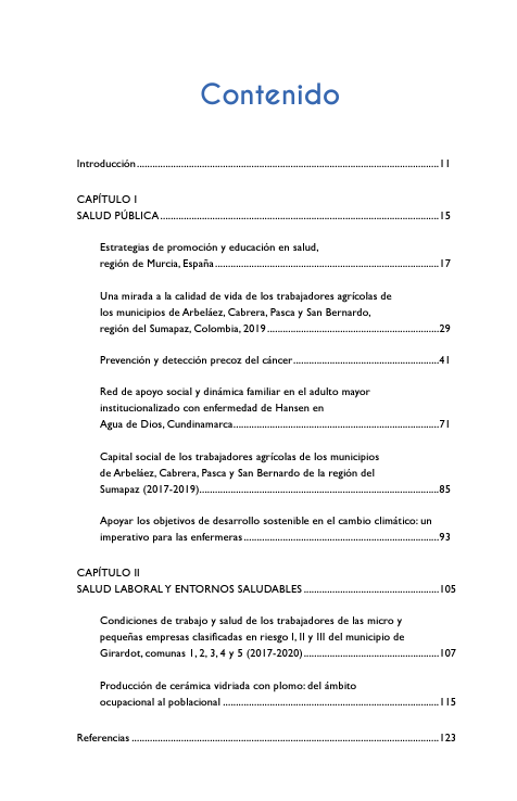 Cuidado de la vida un reto para el mundo, investigaciones y experiencias en salud pública