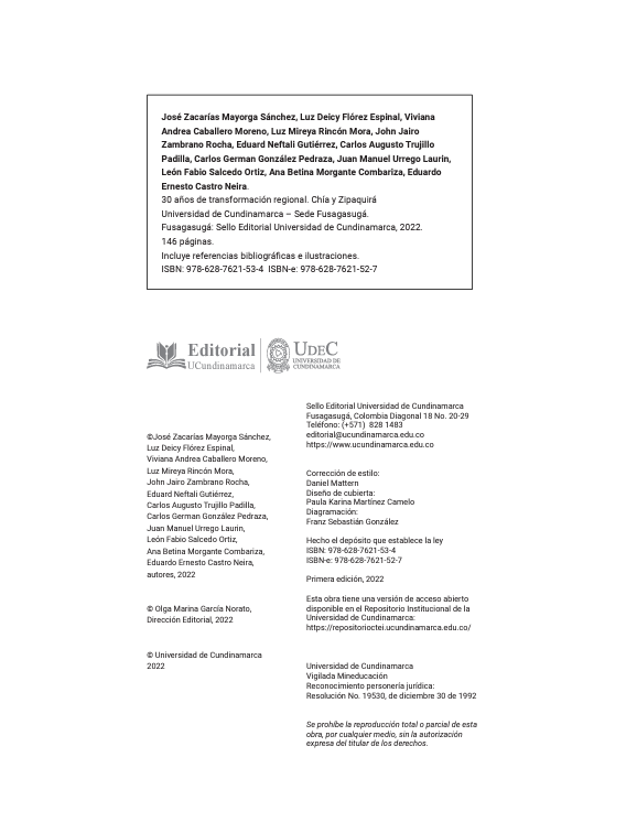 30 años de transformación regional. Chía y Zipaquirá
