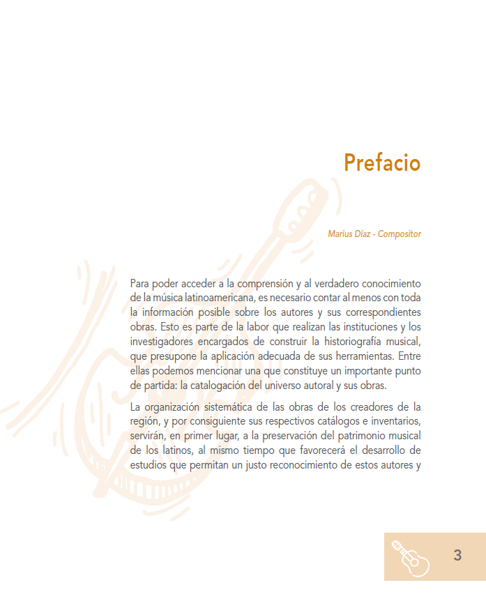 Inventario de obras latinoamericanas para violín y guitarra. Siglos XX y XXI