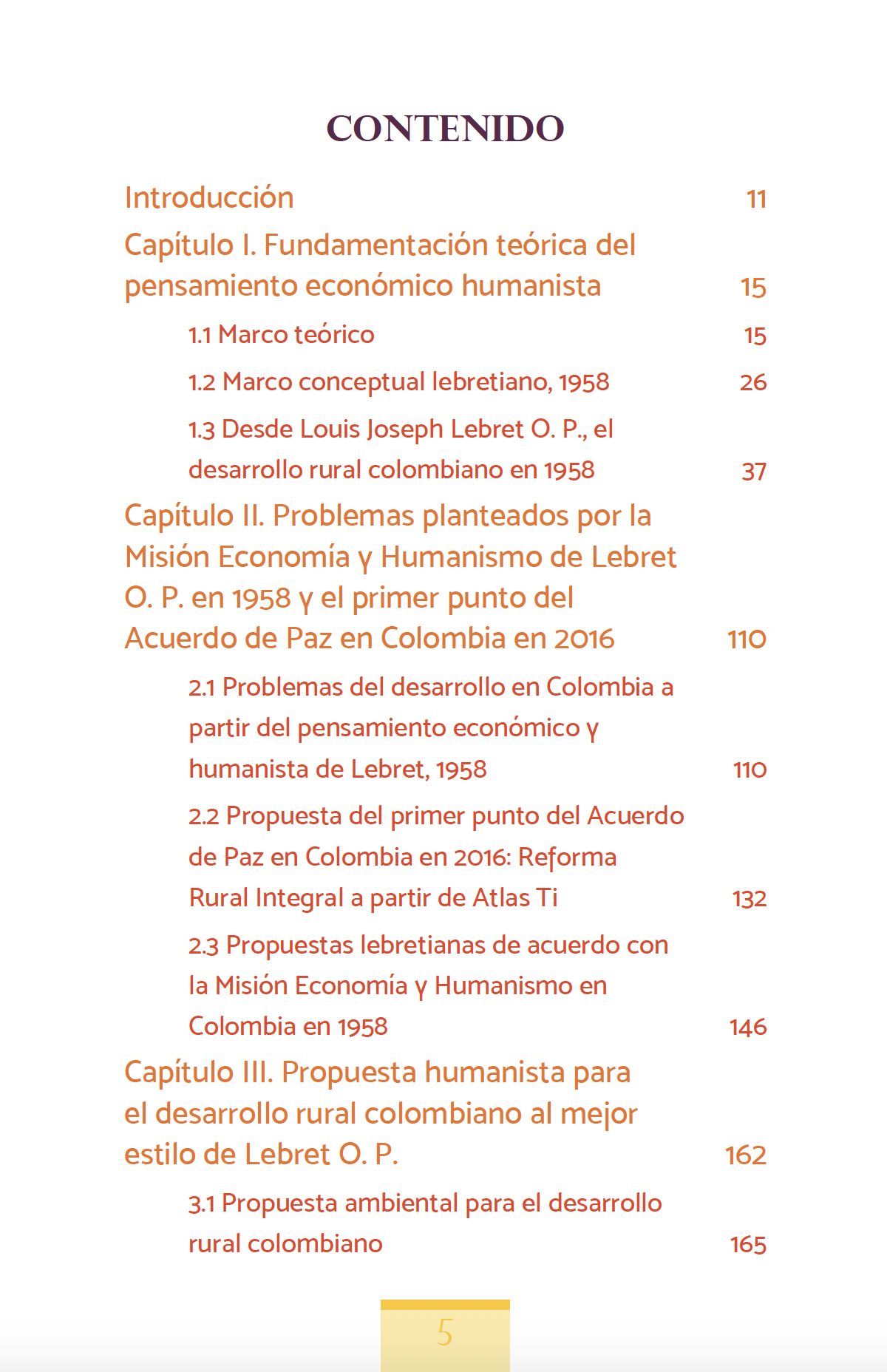 PENSAMIENTO ECONÓMICO HUMANISTA DE LEBRET O.P. EN EL ACUERDO DE PAZ EN COLOMBIA