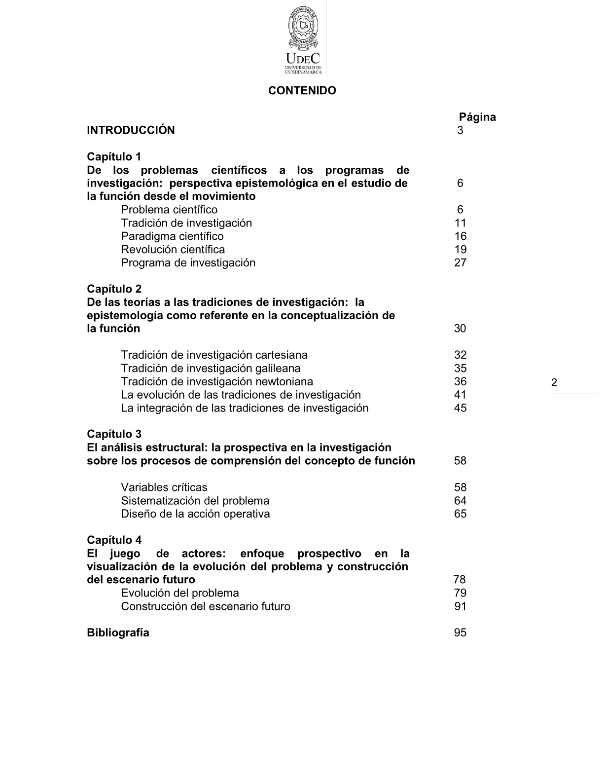 El estudio de la función desde el movimiento