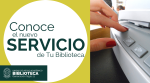 Nuevo Servicio de Escáner en tu Biblioteca